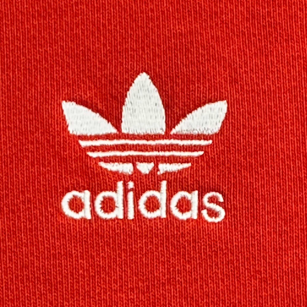 Adidas Originals Adicolor Essentials Trefoil Hoodie Mens Red M HE5108 - Picture 4 of 10